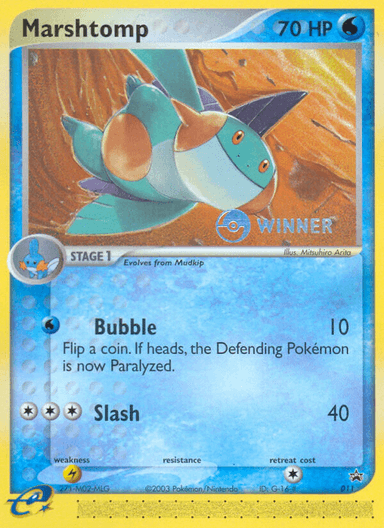 Marshtomp, Nintendo Black Star Promos 11