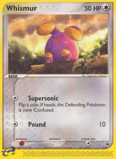 Whismur, Nintendo Black Star Promos 19