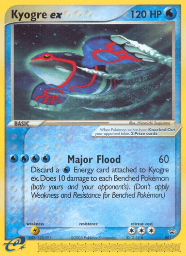 Kyogre ex, Nintendo Black Star Promos 1