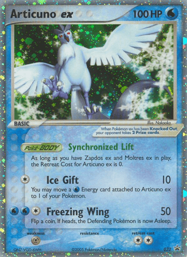 Articuno ex, Nintendo Black Star Promos 32