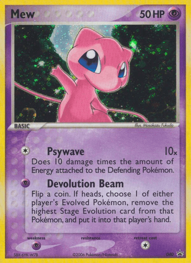 Mew, Nintendo Black Star Promos 40
