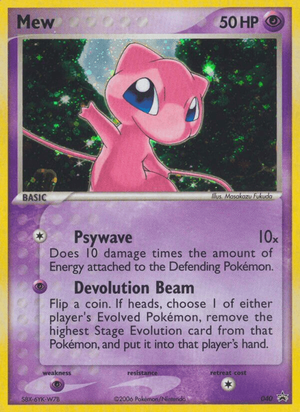 Mew, Nintendo Black Star Promos 40