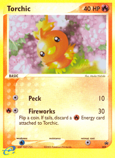 Torchic, Nintendo Black Star Promos 8