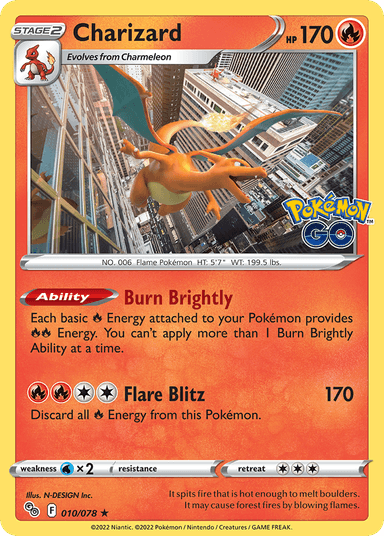 Charizard, Pokémon GO 10