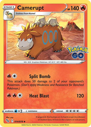Camerupt, Pokémon GO 14