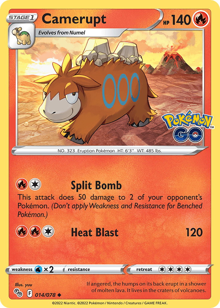 Camerupt, Pokémon GO 14