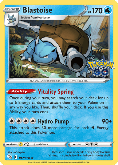 Blastoise, Pokémon GO 17