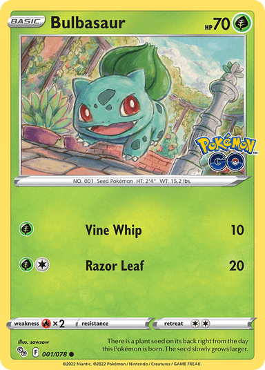 Bulbasaur, Pokémon GO 1