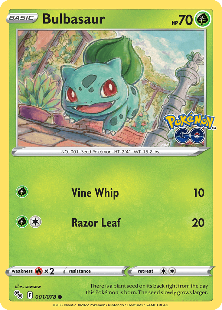 Bulbasaur, Pokémon GO 1