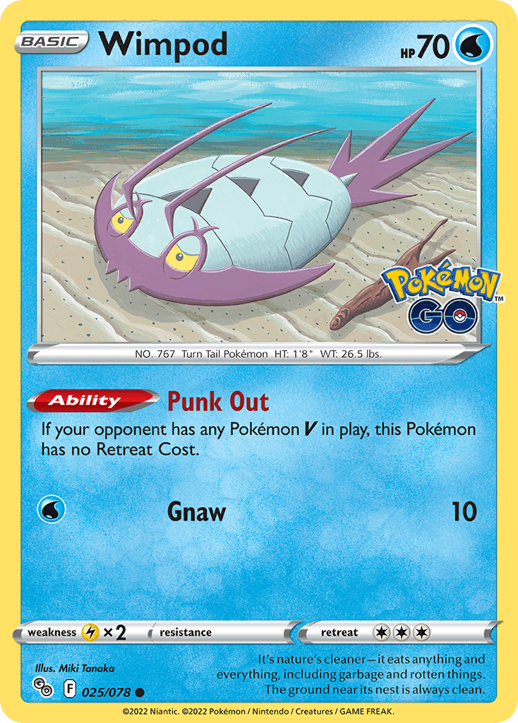 Wimpod, Pokémon GO 25