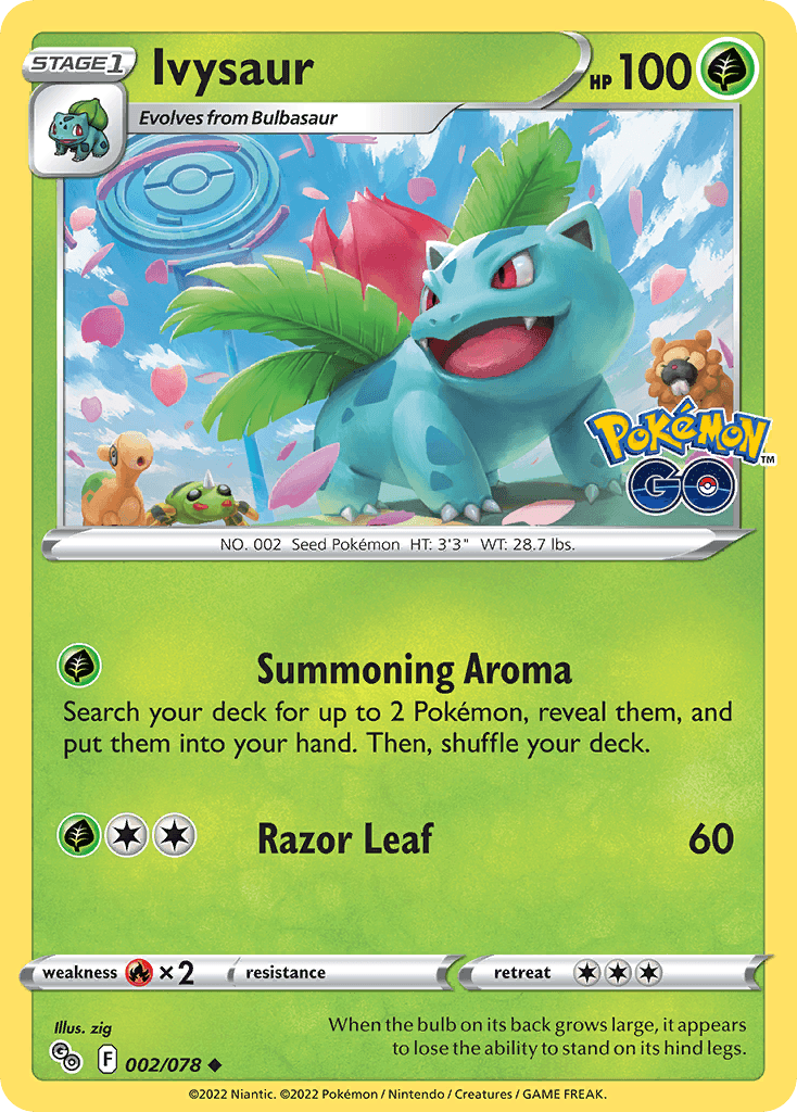 Ivysaur, Pokémon GO 2