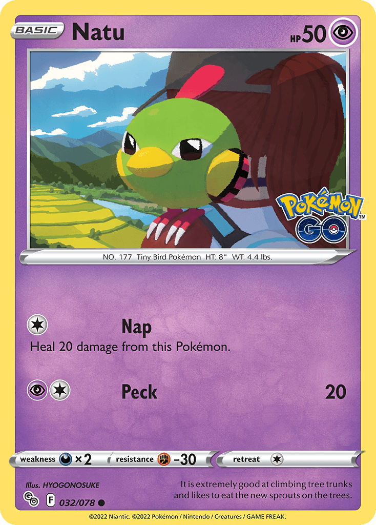 Natu, Pokémon GO 32