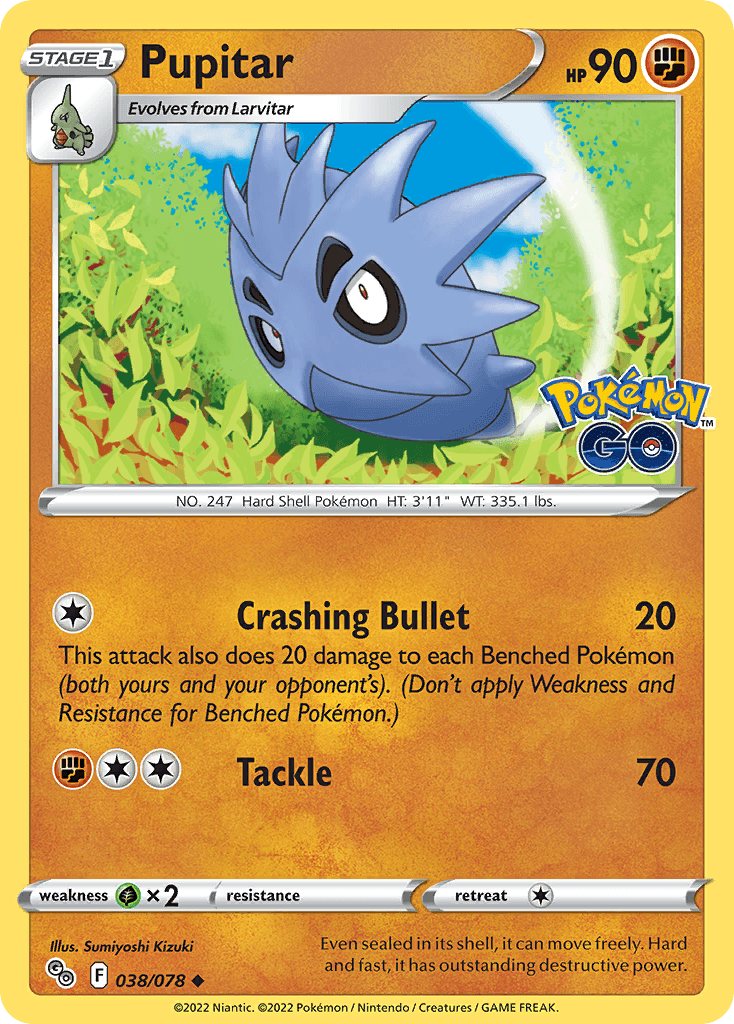 Pupitar, Pokémon GO 38