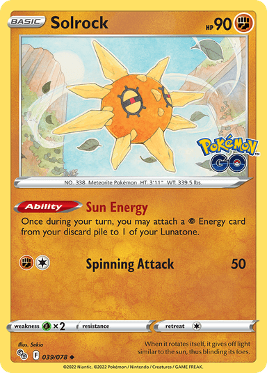 Solrock, Pokémon GO 39