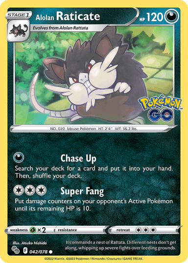 Alolan Raticate, Pokémon GO 42