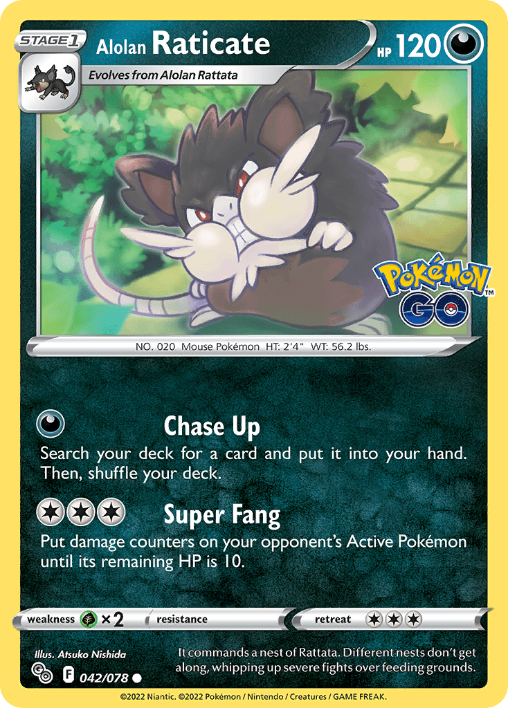 Alolan Raticate, Pokémon GO 42
