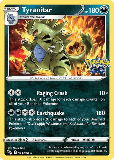 Tyranitar, Pokémon GO 43