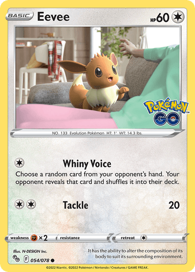 Eevee, Pokémon GO 54