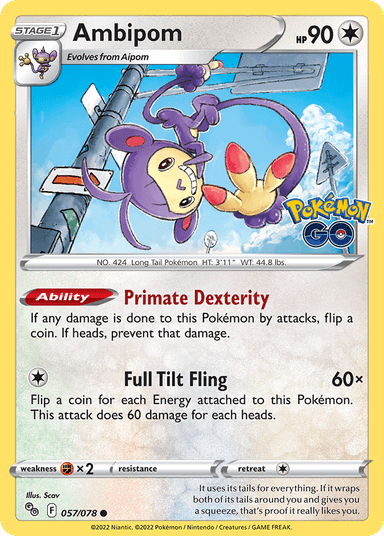 Ambipom, Pokémon GO 57