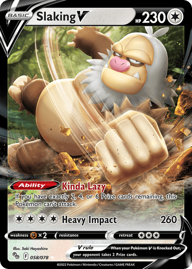 Slaking V, Pokémon GO 58