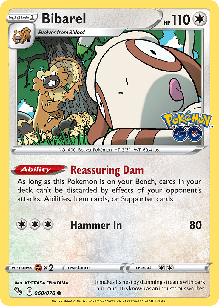 Bibarel, Pokémon GO 60