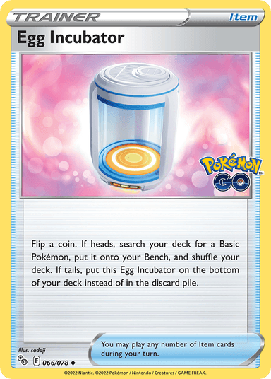 Egg Incubator, Pokémon GO 66