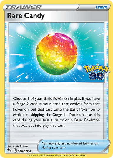 Rare Candy, Pokémon GO 69
