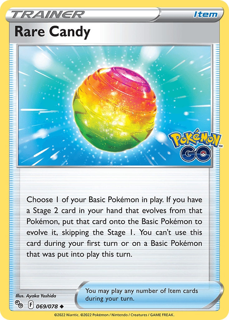 Rare Candy, Pokémon GO 69