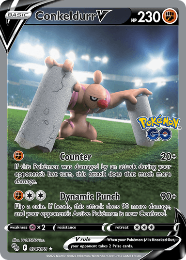 Conkeldurr V, Pokémon GO 74