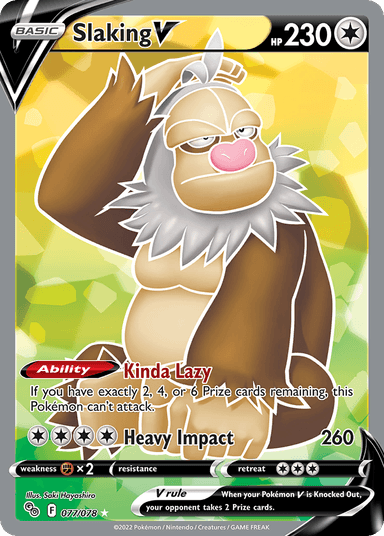 Slaking V, Pokémon GO 77