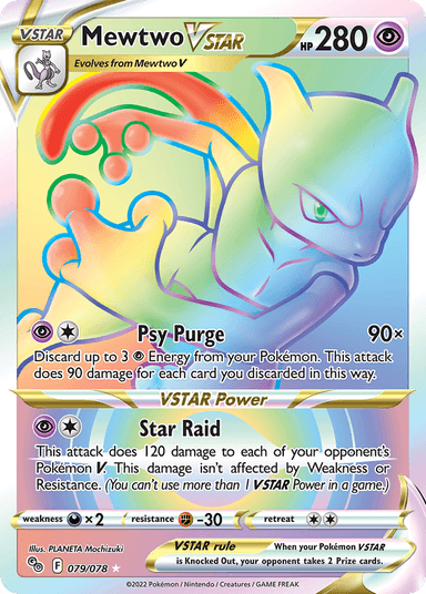 Mewtwo VSTAR, Pokémon GO 79