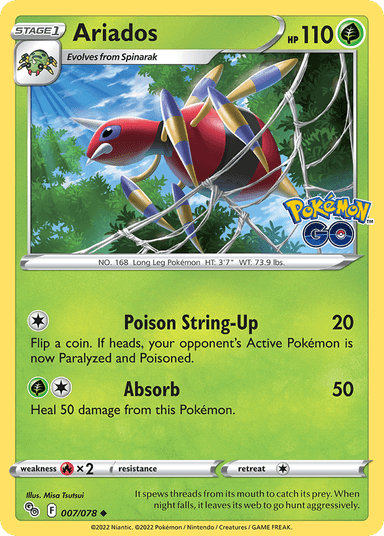 Ariados, Pokémon GO 7