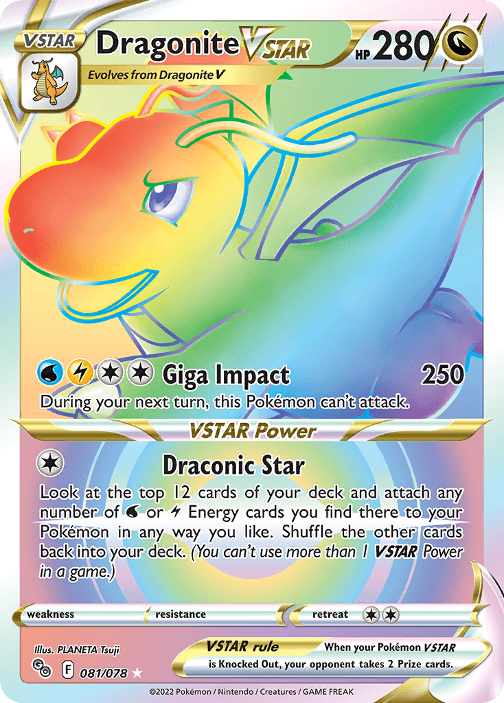 Dragonite VSTAR, Pokémon GO 81