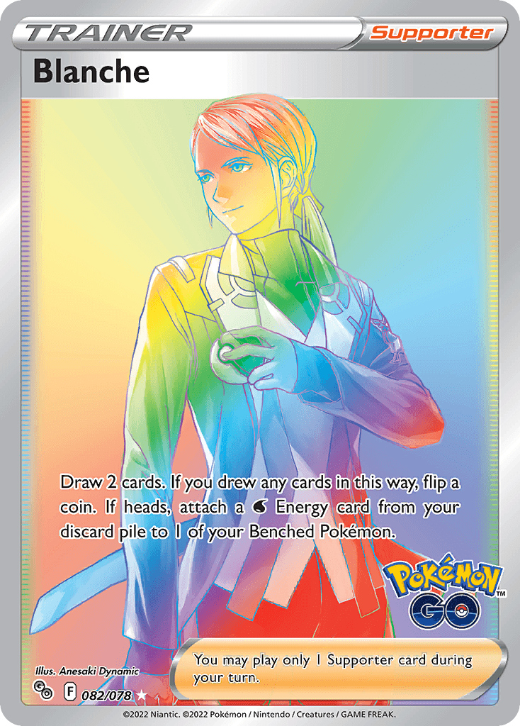Blanche, Pokémon GO 82