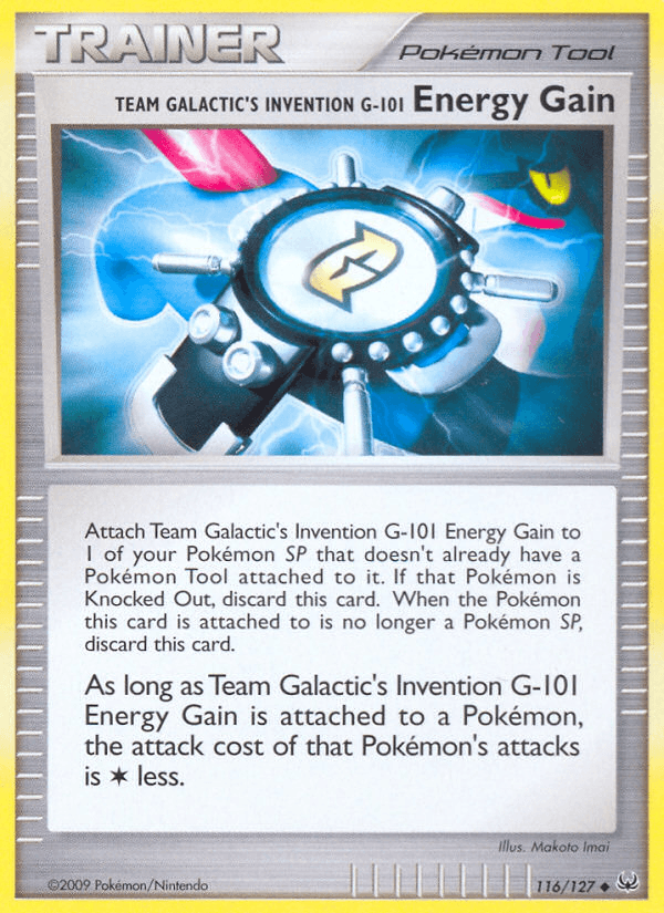Team Galactic's Invention G-101 Energy Gain, Platinum 116