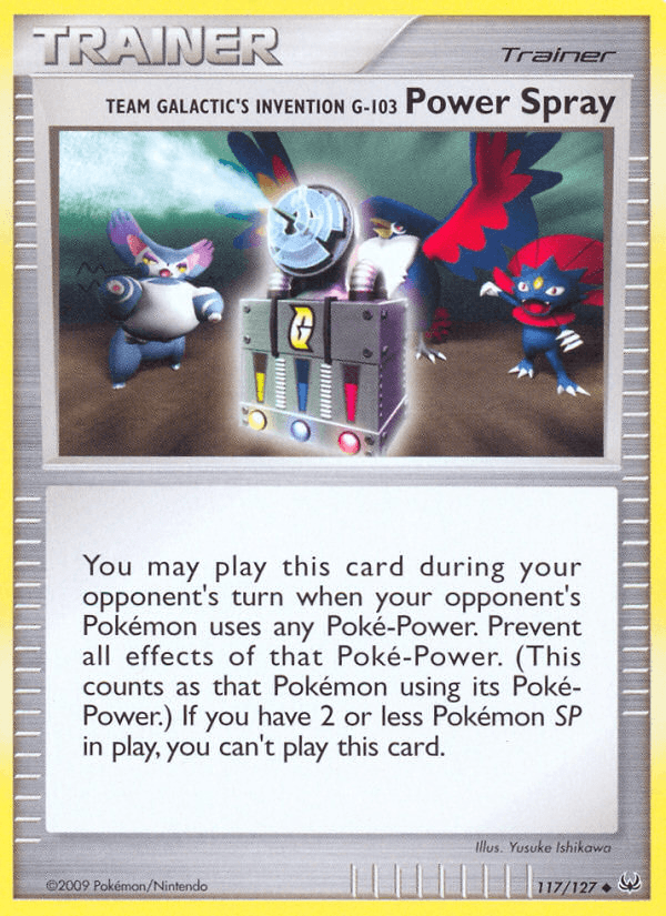 Team Galactic's Invention G-103 Power Spray, Platinum 117
