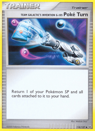 Team Galactic's Invention G-105 Poké Turn, Platinum 118