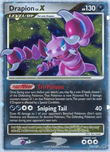Drapion LV.X, Platinum 123