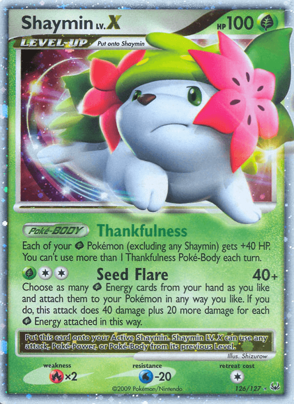 Shaymin LV.X, Platinum 126