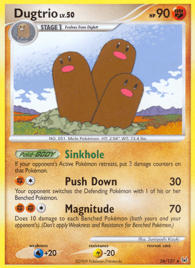 Dugtrio, Platinum 24