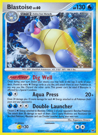 Blastoise, Platinum 2