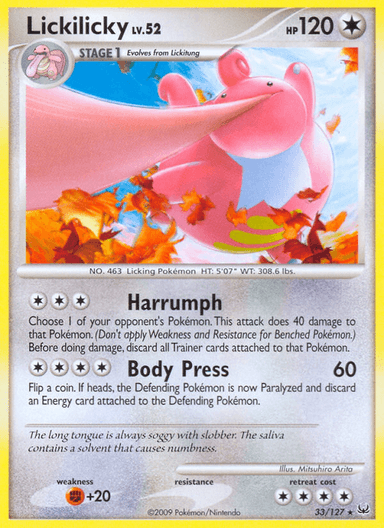 Lickilicky, Platinum 33
