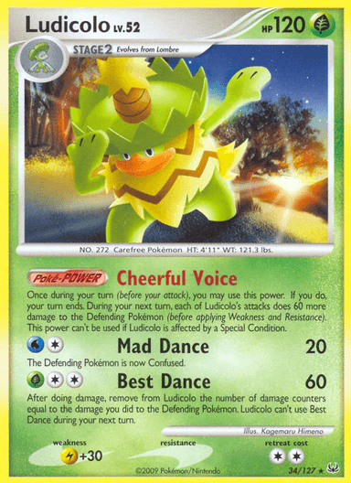 Ludicolo, Platinum 34