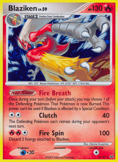 Blaziken, Platinum 3
