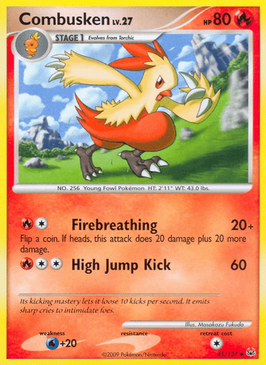 Combusken, Platinum 45