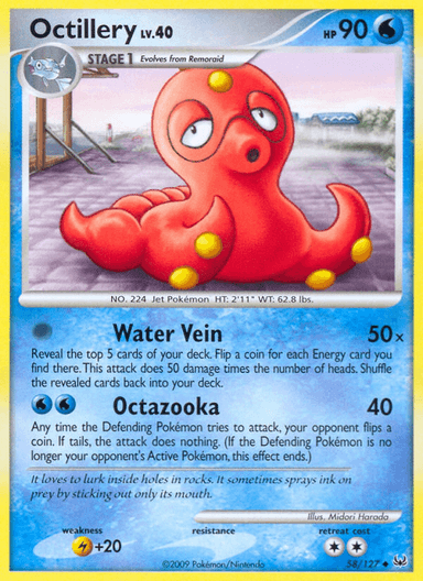Octillery, Platinum 58