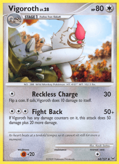 Vigoroth, Platinum 64