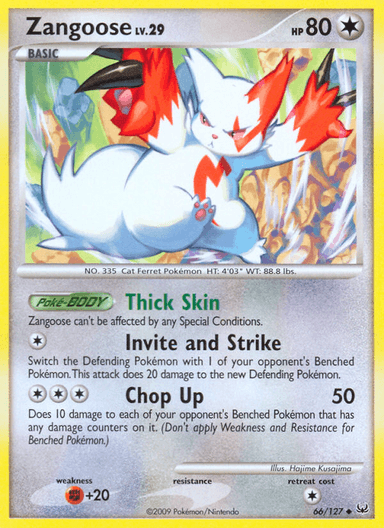 Zangoose, Platinum 66