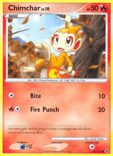 Chimchar, Platinum 70