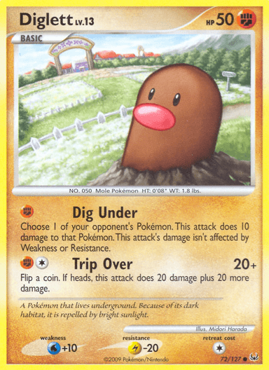 Diglett, Platinum 72